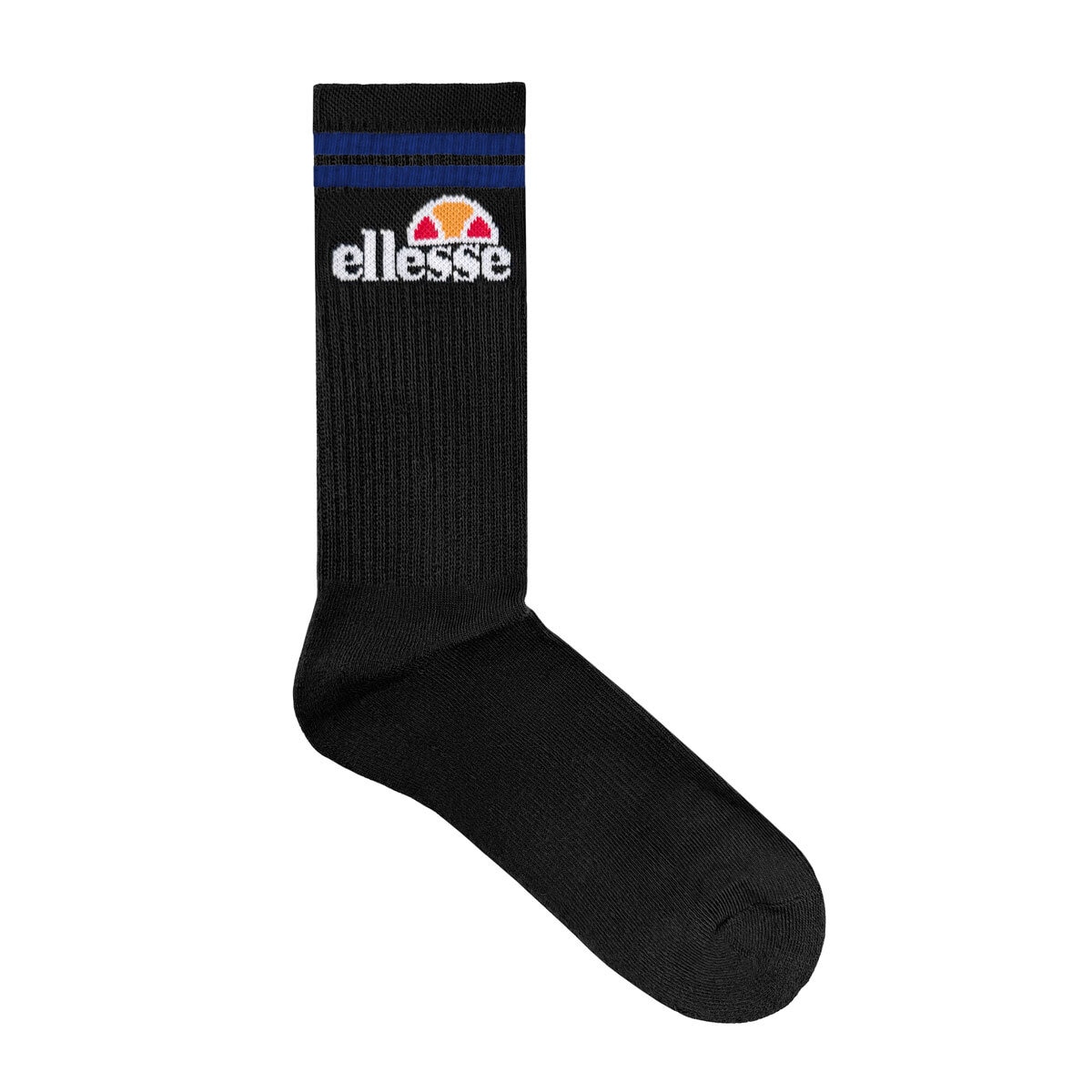 Ellesse Men's Heritage Crew Socks 10 Pack in Black