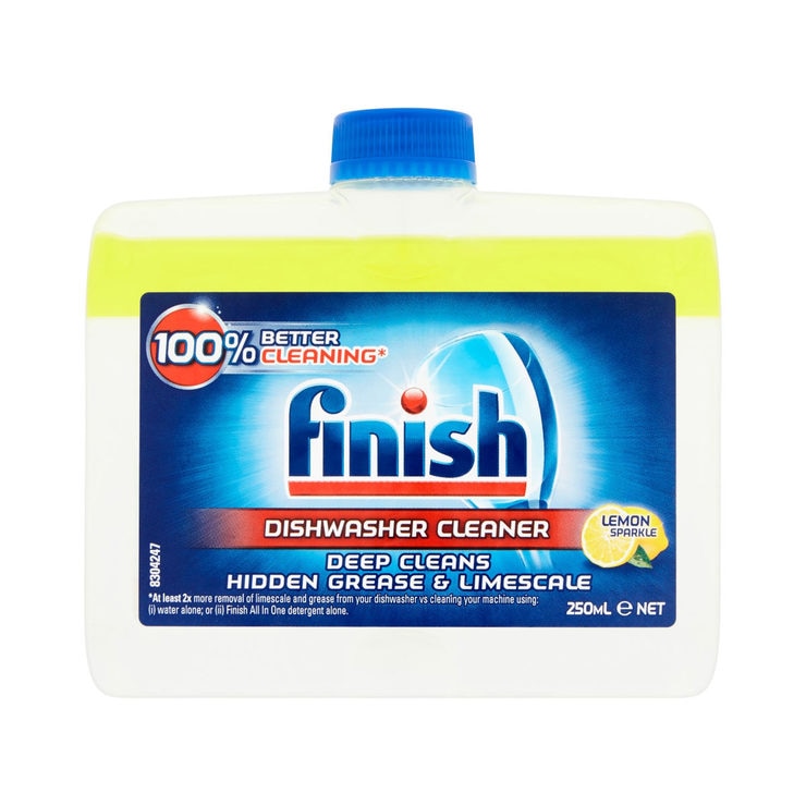 Finish Lemon Sparkle Dishwasher Cleaner, 4 x 250 ml Costco UK