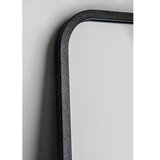 Black Leaner Mirror, 56.5 x 123cm