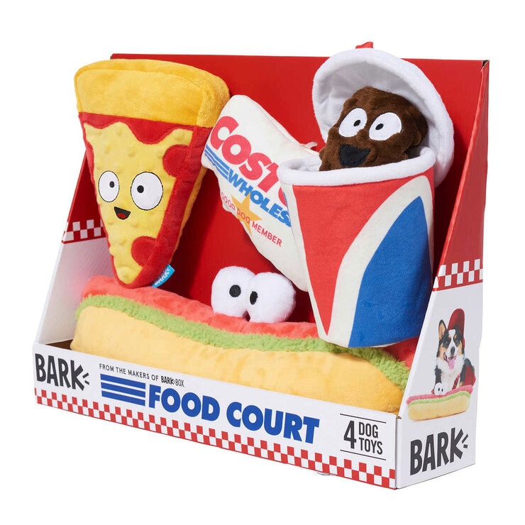 Bark Costco Food Court Dog Toy, 4 Pack Costco UK