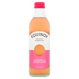 Single Bottle of Equinox Organic Kombucha Raspberry & Elderflower, 275ml