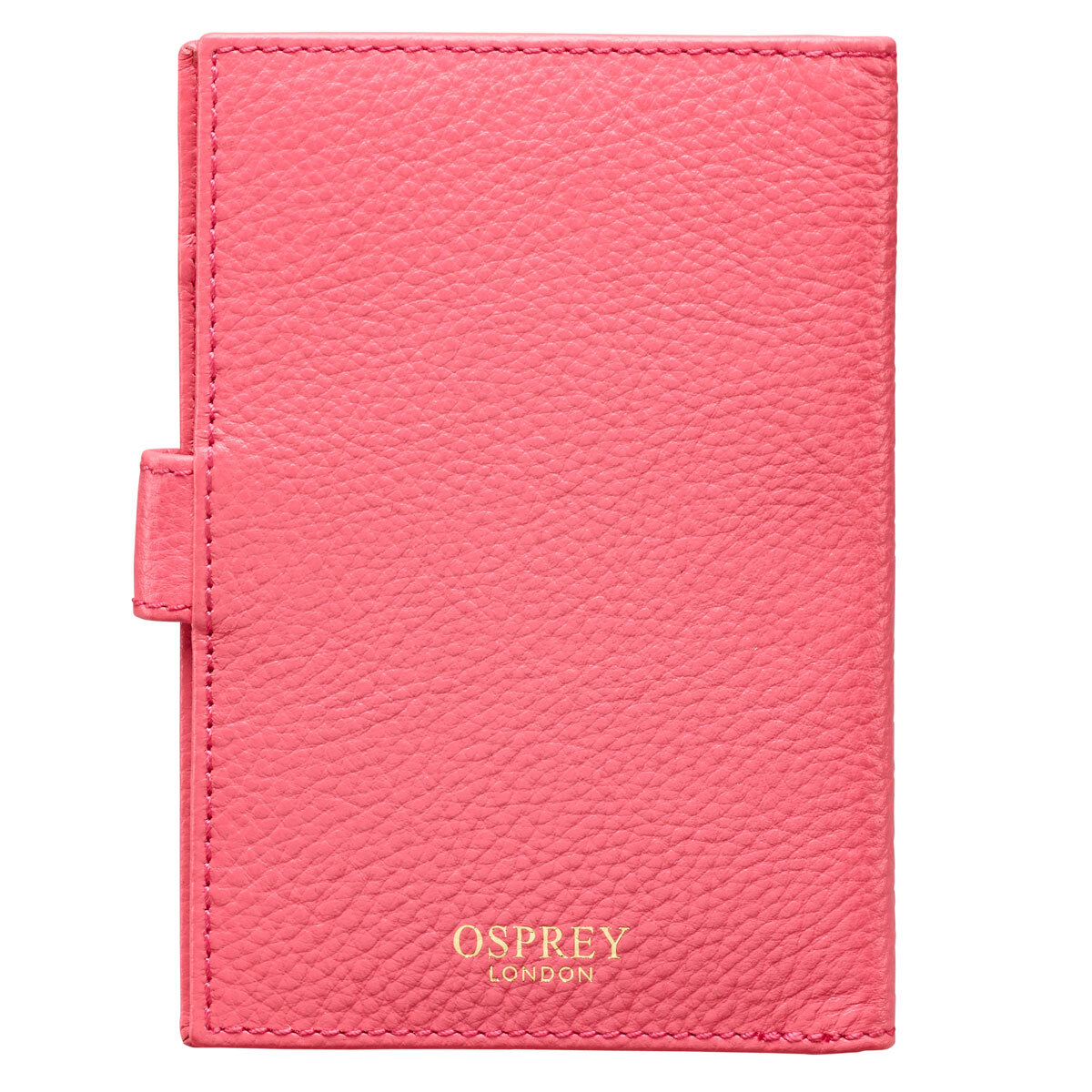 Osprey London Tilly Leather Passport Holder, Guava