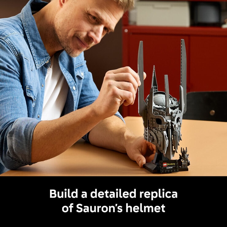 LEGO Icons Lord of the Rings Sauron Helmet - Model 11373 (18+ Years)