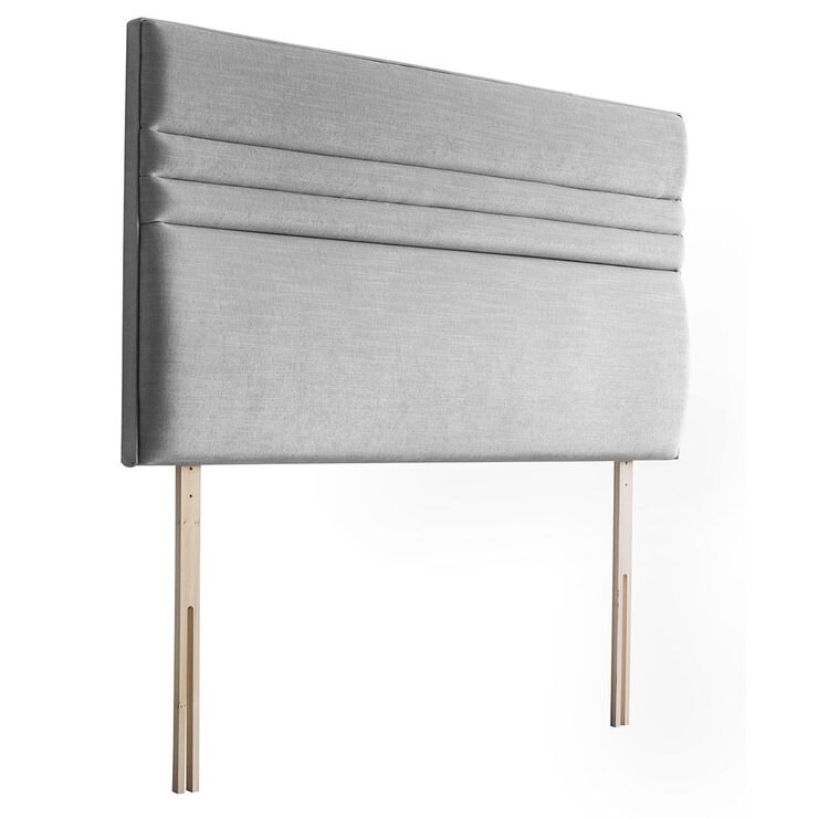 Silentnight Roma Slate Grey Fabric Headboard in 4 Sizes Costco UK