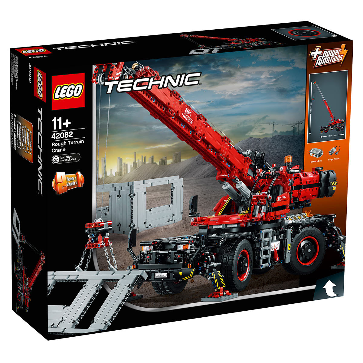 LEGO Technic Rough Terrain Crane + Power Functions - Model 42082 (11+ Years)