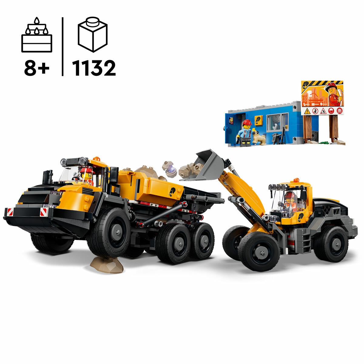 LEGO City Dump Truck and Front-End Loader - Model 60494 (8+ Years)