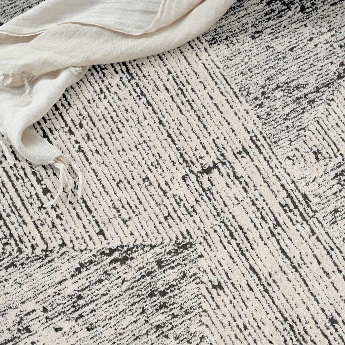 Calvin Klein CK024 Irradiant Cream/Black Rug, in 2 Sizes