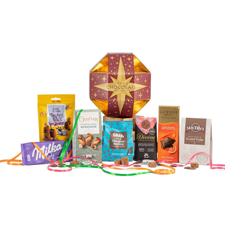 The Love of Chocolate Collection Bauble Gift Set, 796g in Red Box The Love of Chocolate Collection Bauble Gift Set, 796g in Red Box