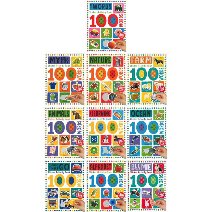 Front cover of 10 book of 100 words Front cover of 10 book of 100 words