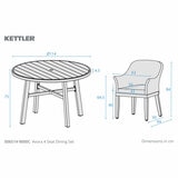Kettler Avora 5 Piece Dining Set Kettler Avora 5 Piece Dining Set