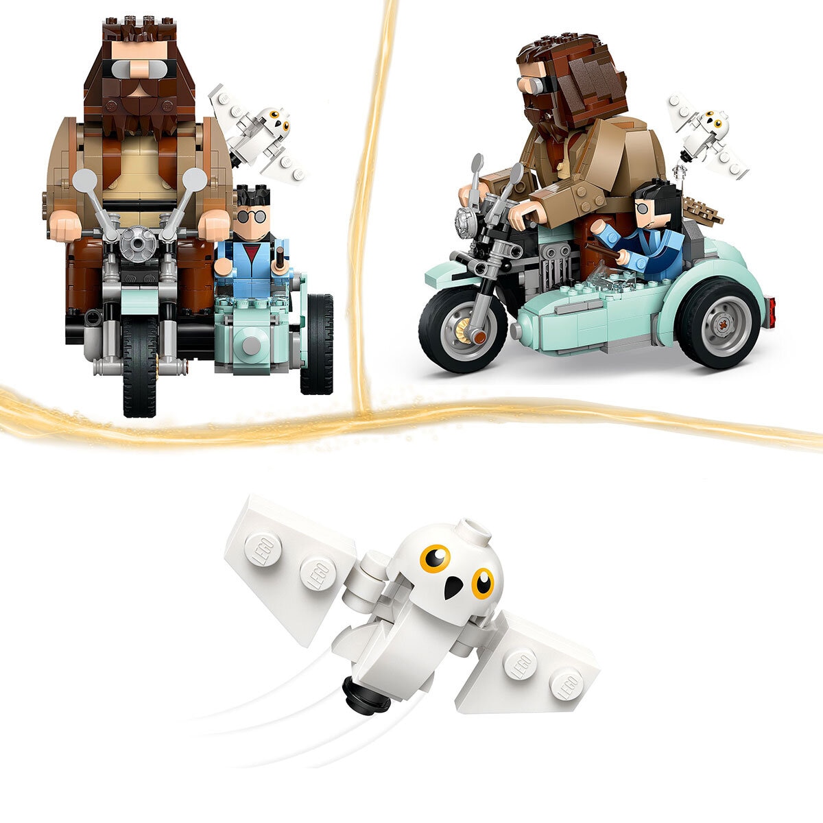 LEGO Harry Potter Hagrid & Harry's Motorcycle Ride - Model 76443 (9+ Years)