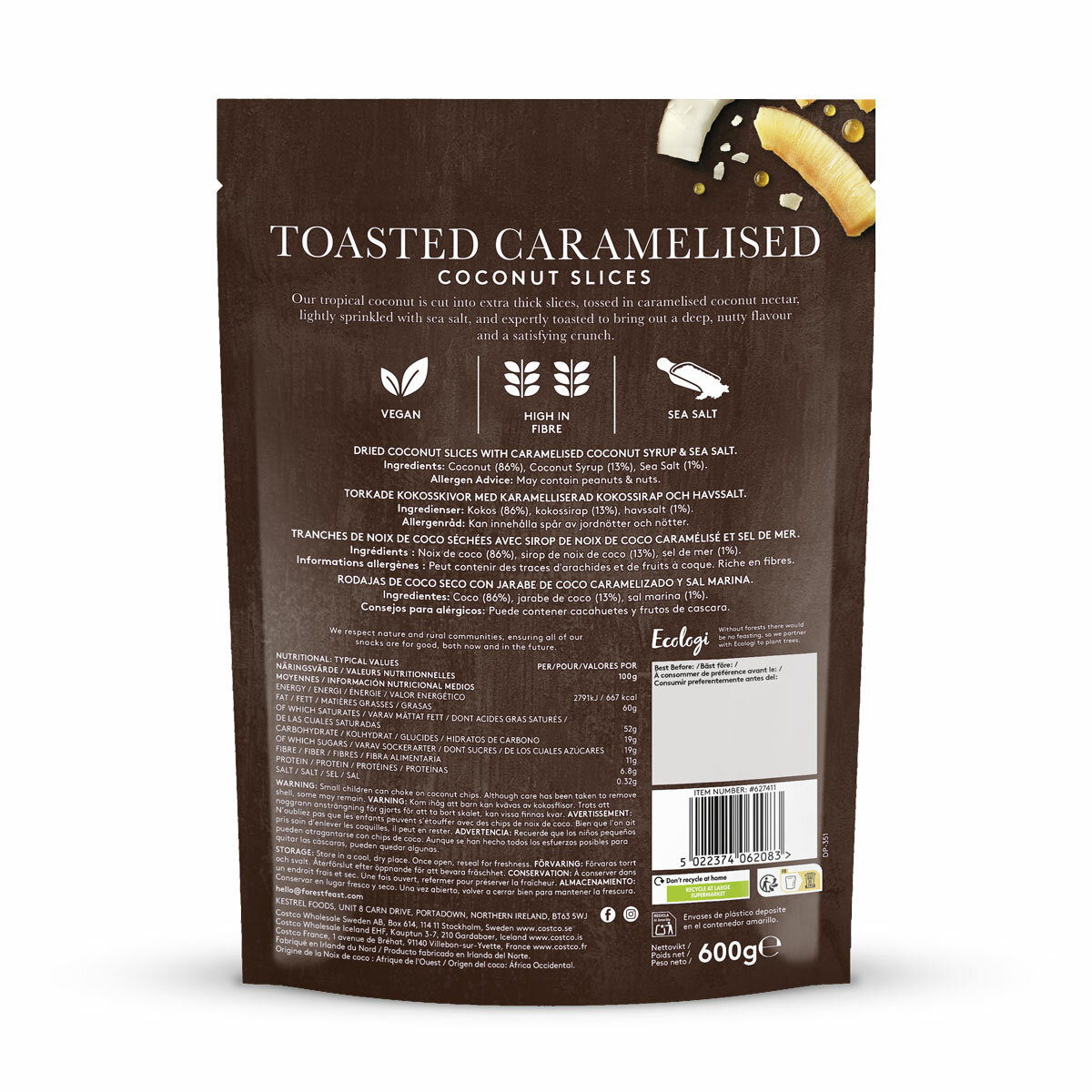 ingredients and nutritional information