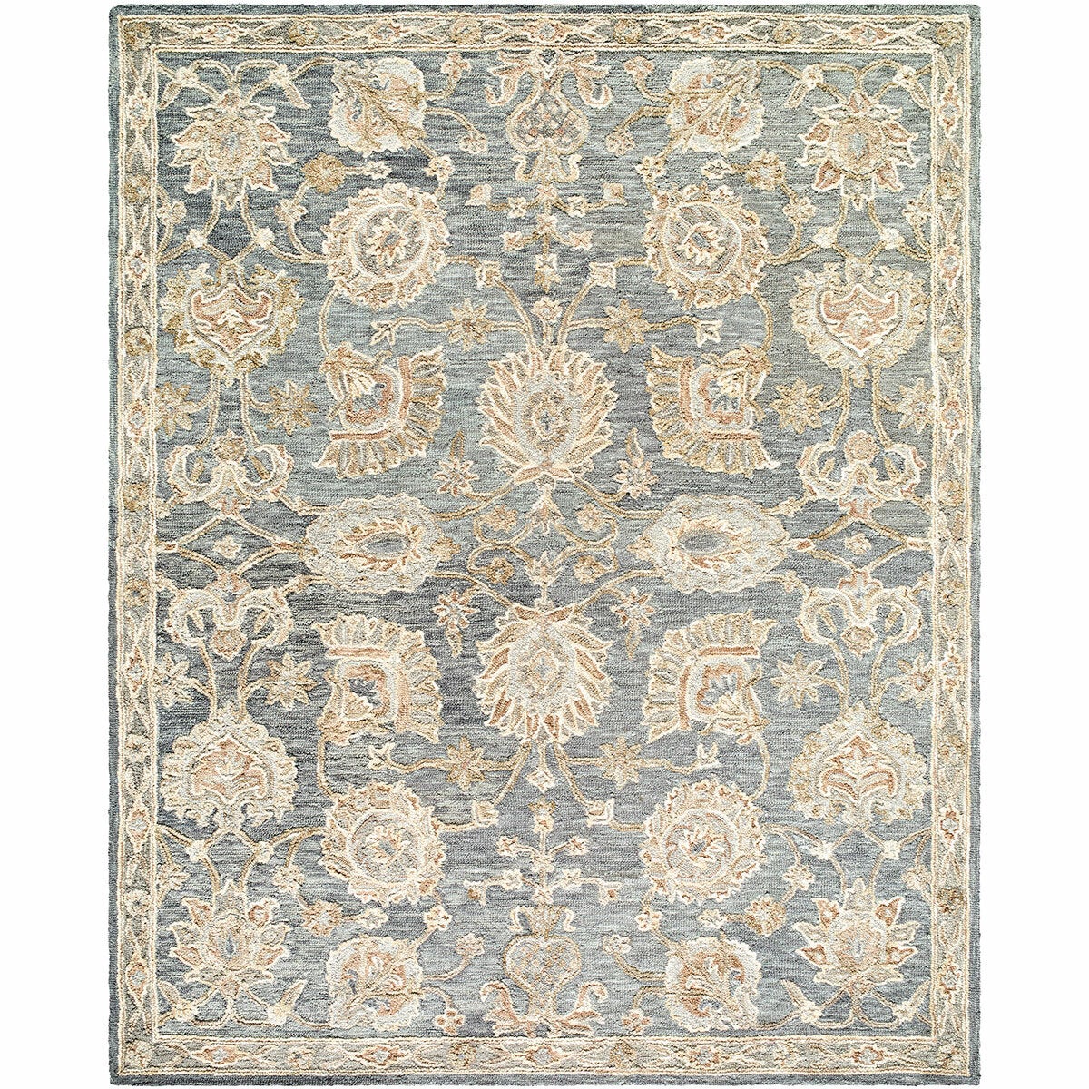 Livabliss Arnold Wool Grey Rug, In 2 Sizes