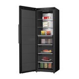 Hisense FT5K310GSFC KitchenFit Upright Freezer, C Rated in Black Steel