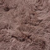 Bowron Long Wool Sheepskin Single Sided Cushion, 35 x 35cm in Paco