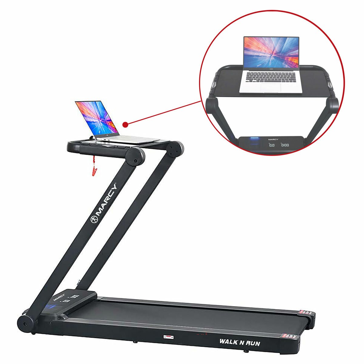 Marcy Walk N Run Walking Pad Treadmill