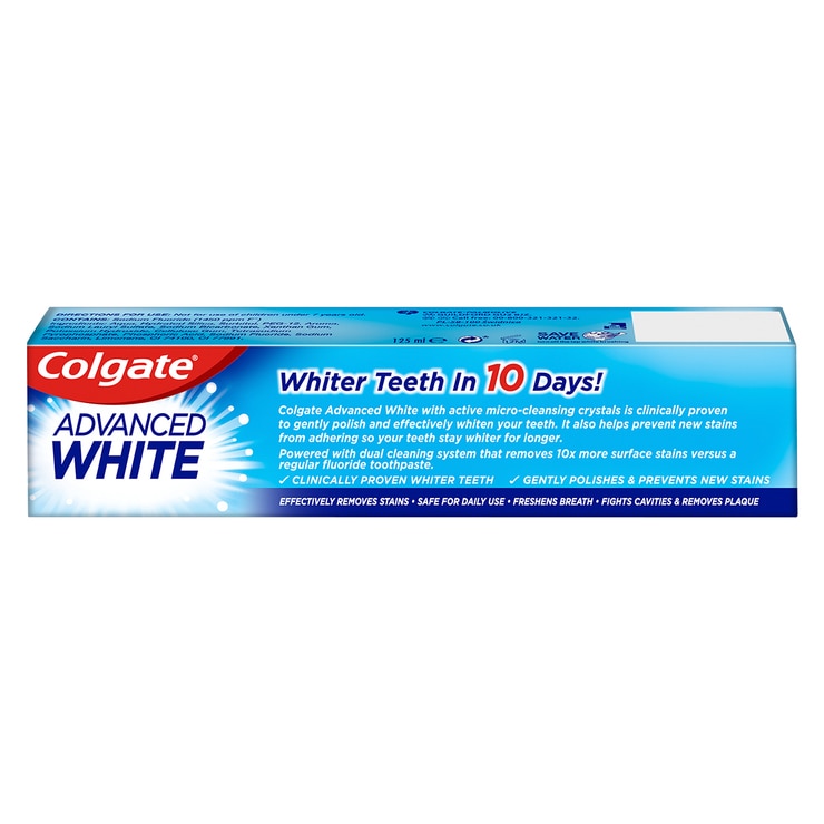 Colgate Advanced White Toothpaste, 6 x 125ml Costco UK