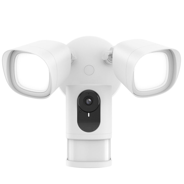 eufy 2k Hardwired Floodlight Camera with 4GB eMMC Local Storage in White eufy 2k Hardwired Floodlight Camera with 4GB eMMC Local Storage in White
