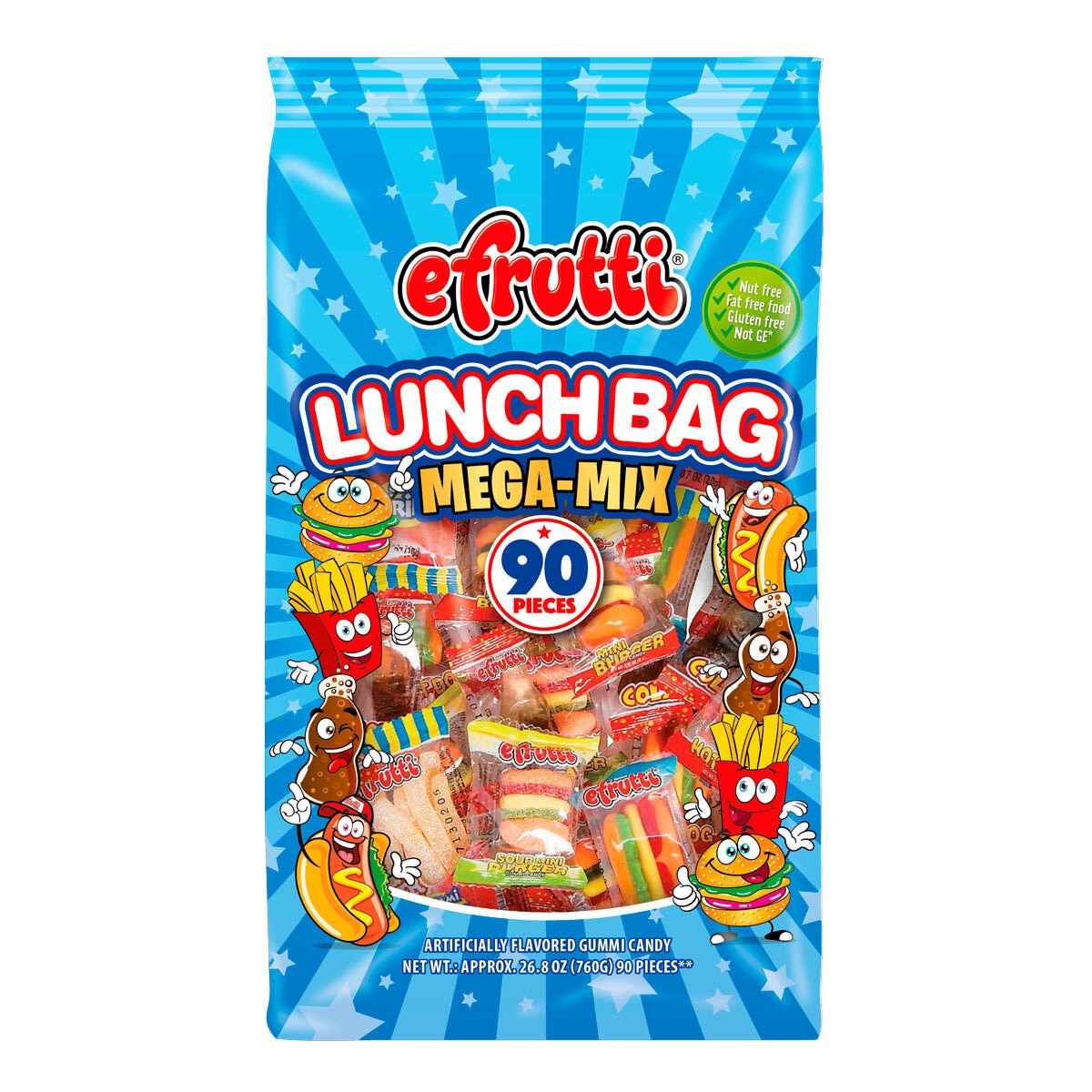 Efrutti Lunchbag Mega Mix, 760g