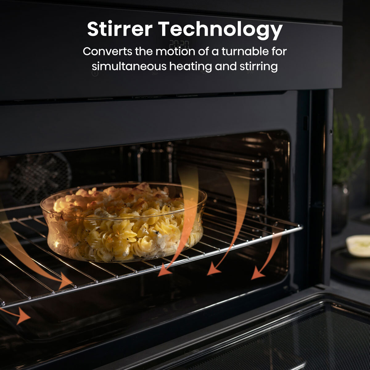 Hisense Hi6 BlackLine BIM45342ADBGUK Built-In Electric Single Oven with Microwave, in Black