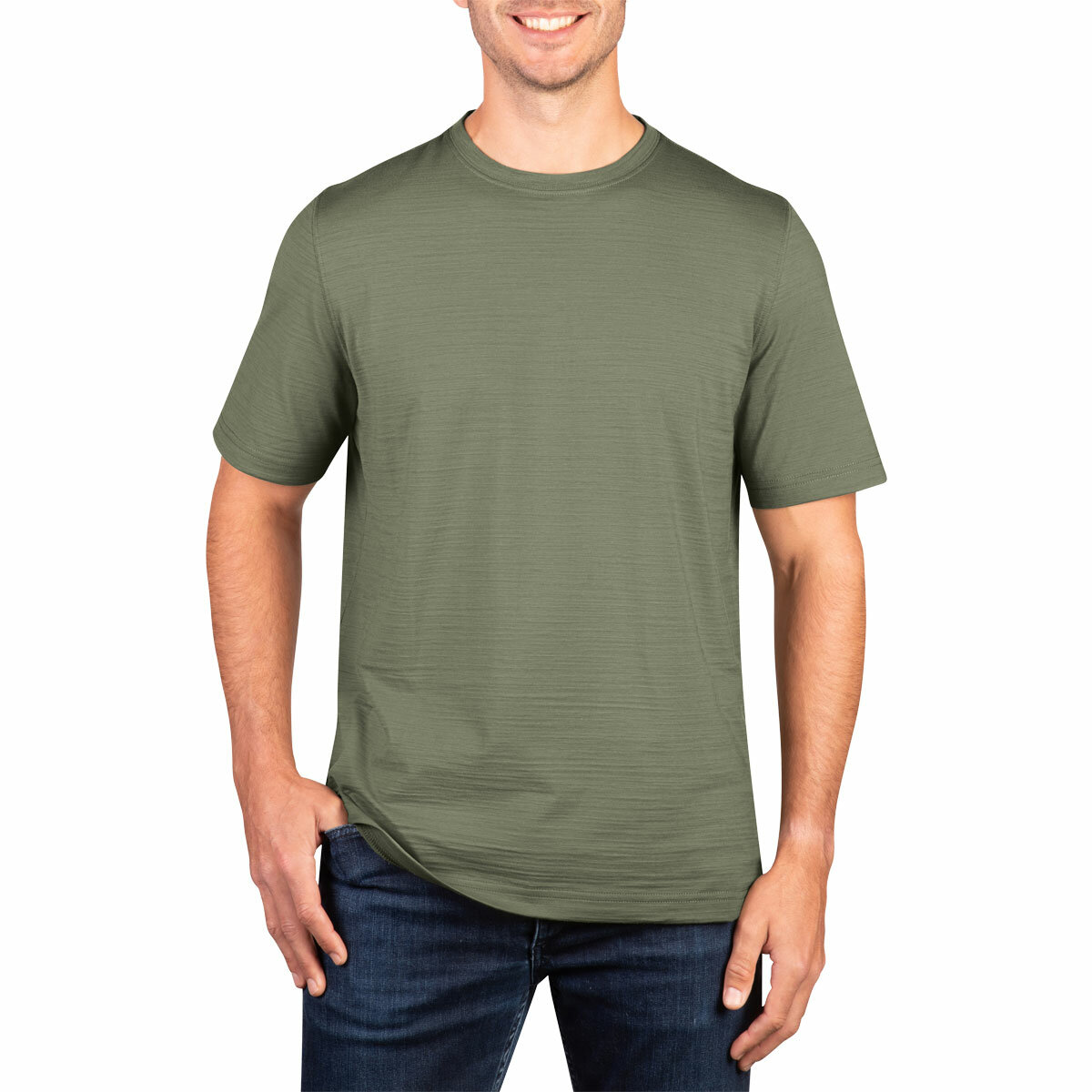 Kirkland Signature Men's Pima Cotton Slub Tee
