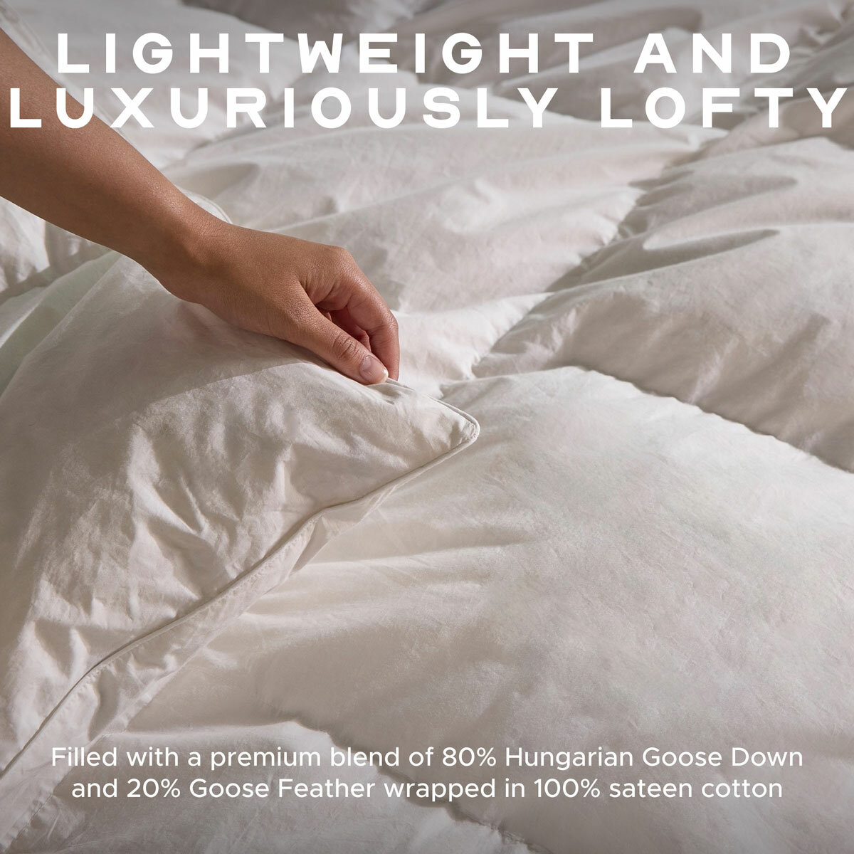 Snuggledown Hungarian Goose Down 10.5 Tog Duvet in 4 Sizes