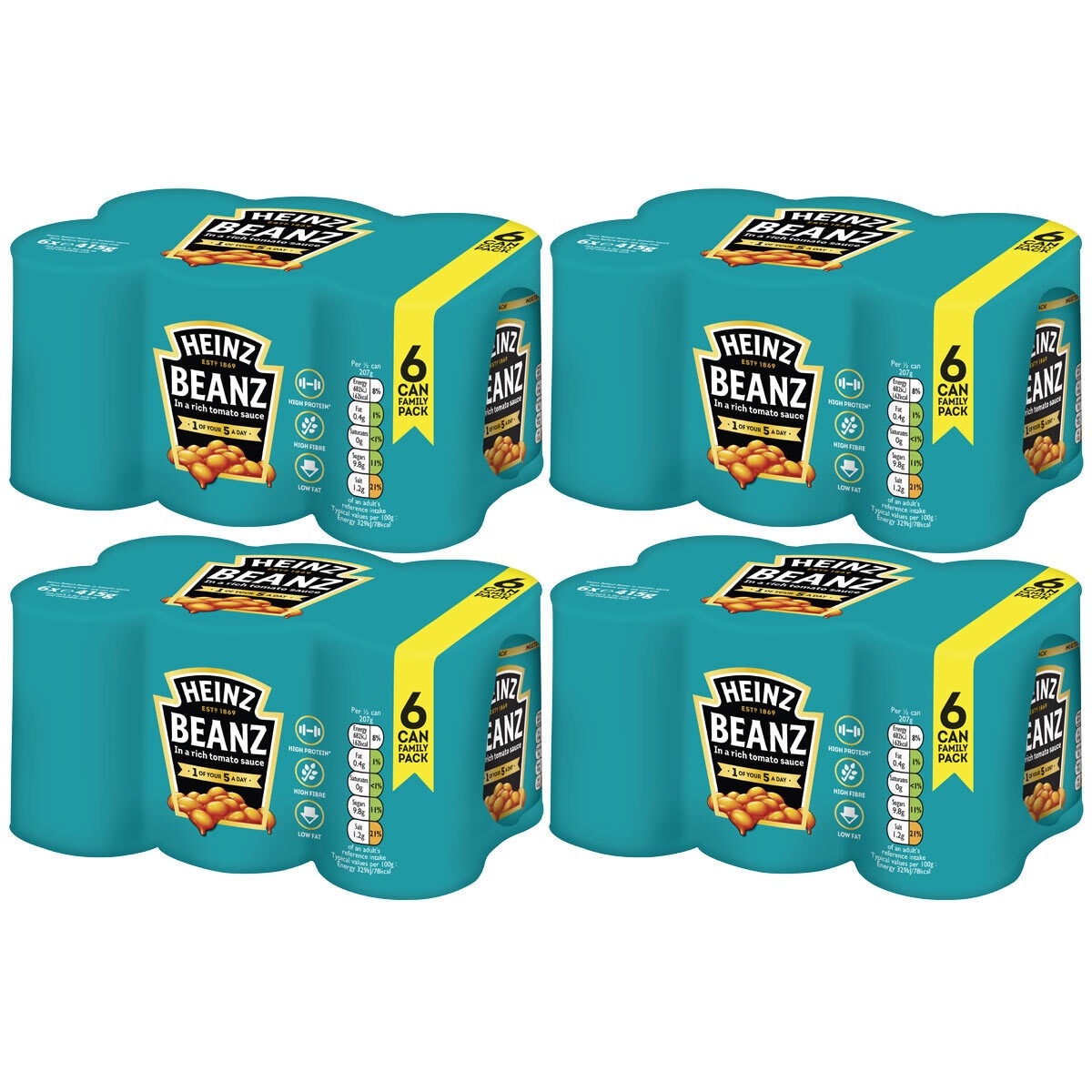 Heinz Baked Beans, 24 x 415g Costco UK