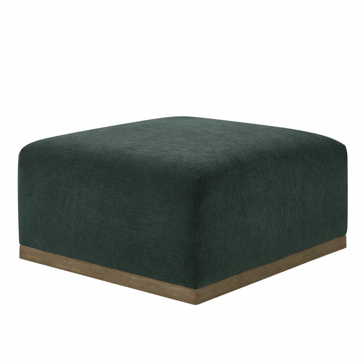 Henredon Murphy Green 6 Piece Modular Fabric Sofa