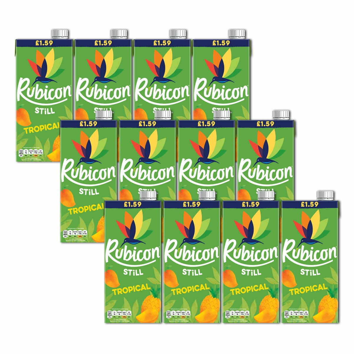 Rubicon Tropical Juice, 12x1L Rubicon Tropical Juice, 12x1L