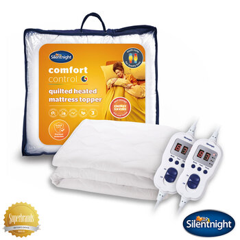 Silentnight Quilted Heated Mattress Topper,  in 3 sizes 