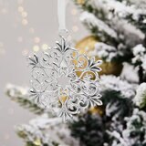 Buy 5pc Ornaments Silver Feature1 Image at Costco.co.uk