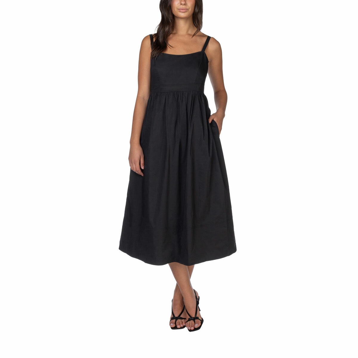 Wellworn Ladies Poplin Dress in Black