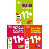 Letts 11+ 3 Book Pack in 2 Options