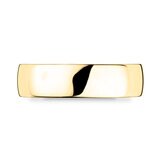 6.0mm Basic Light Court Wedding band. 18ct Yellow Gold