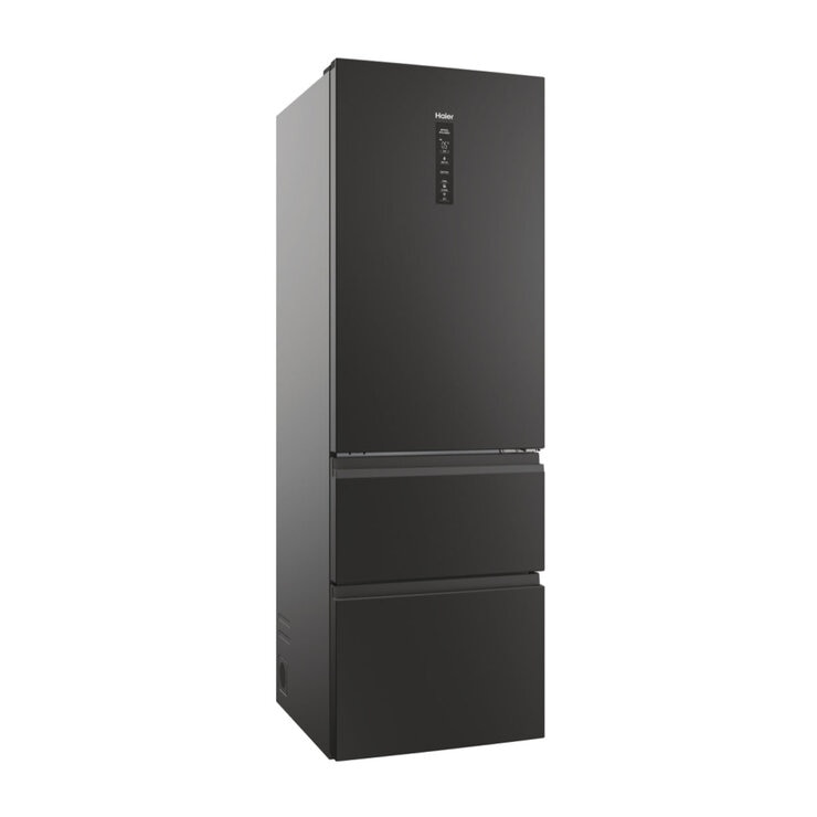 Haier HTW3618ENPB Series 3 Fridge Freezer, E Rated in Slate Black