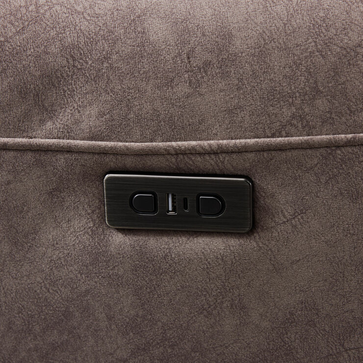 Corner Fabric Truffle USB Ports