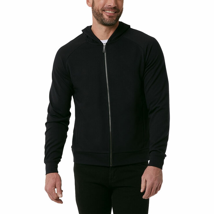 32 Degrees Men's Pique Full Zip Hoodie