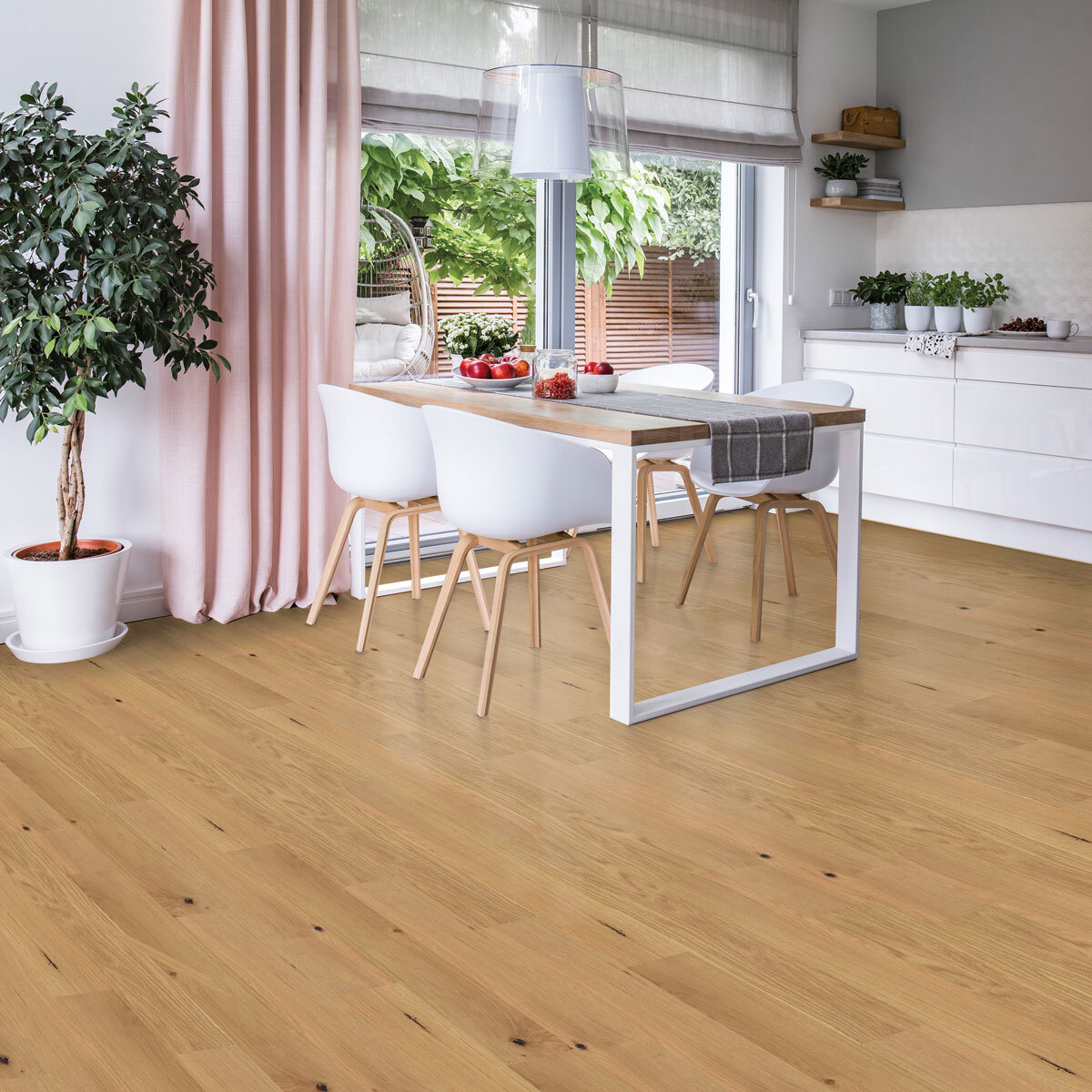 Golden Select Honey (Oak) Waterproof Engineered Hardwood Plank Flooring with Vinyl Core & Foam Underlay - 1.44 m² Per Pack