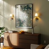 Globe Electric Wireless Rechargeable LED Integrated Wall Sconce in Bronze Gold, 2 Pack