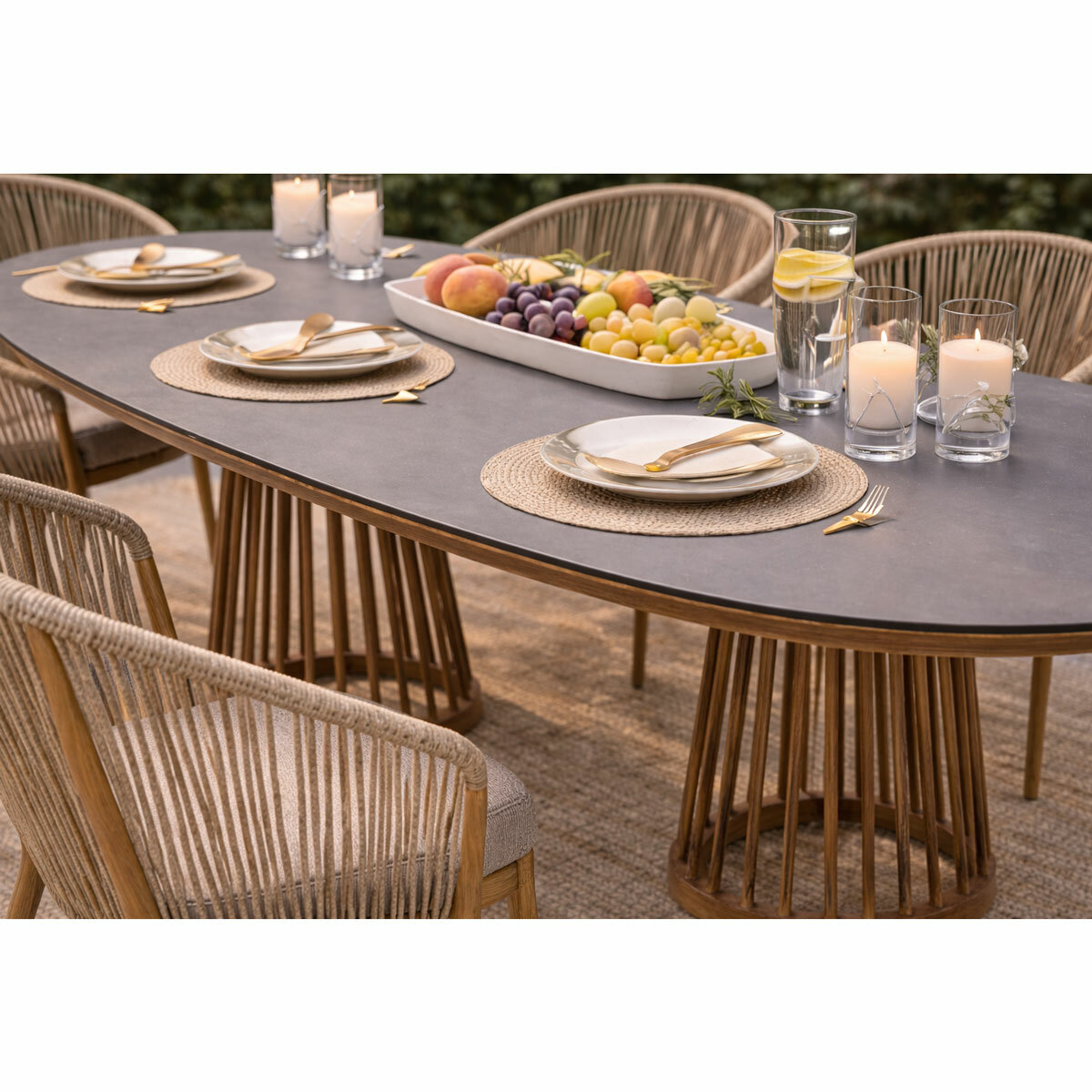 Kettler Messina 7 Piece Rope Dining Set