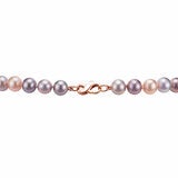 8-8.5mm Freshwater Multi Pink Pearl Necklace, 14ct Rose Gold 8-8.5mm Freshwater Multi Pink Pearl Necklace, 14ct Rose Gold