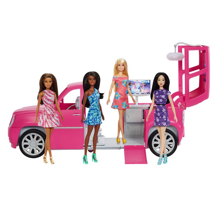 Buy Barbie Limo & 4 Dolls Overview3 Image at Costco.co.uk