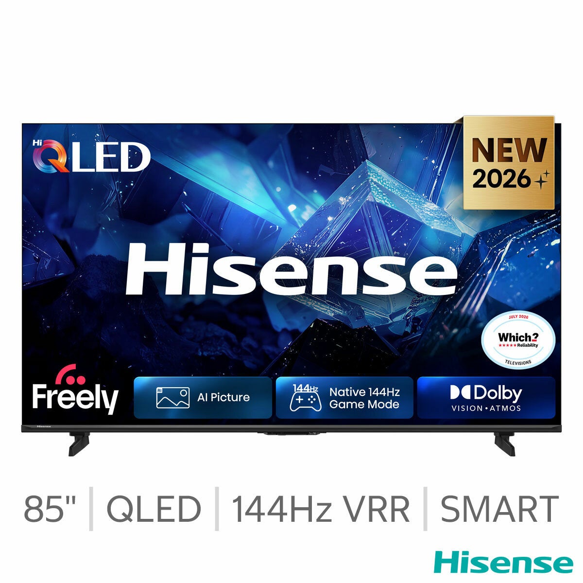 Hisense 85E78STUK PRO 85 Inch QLED 4K UHD Smart TV