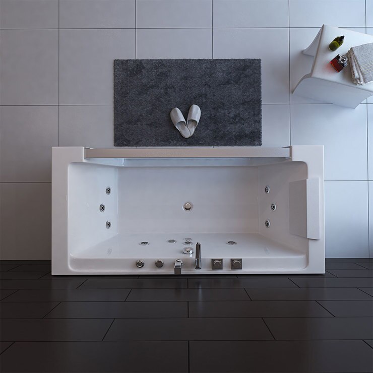 Platinum Spas Florence 1 Person Whirlpool Bath Tub 1800 x 900 x 600mm Costco UK