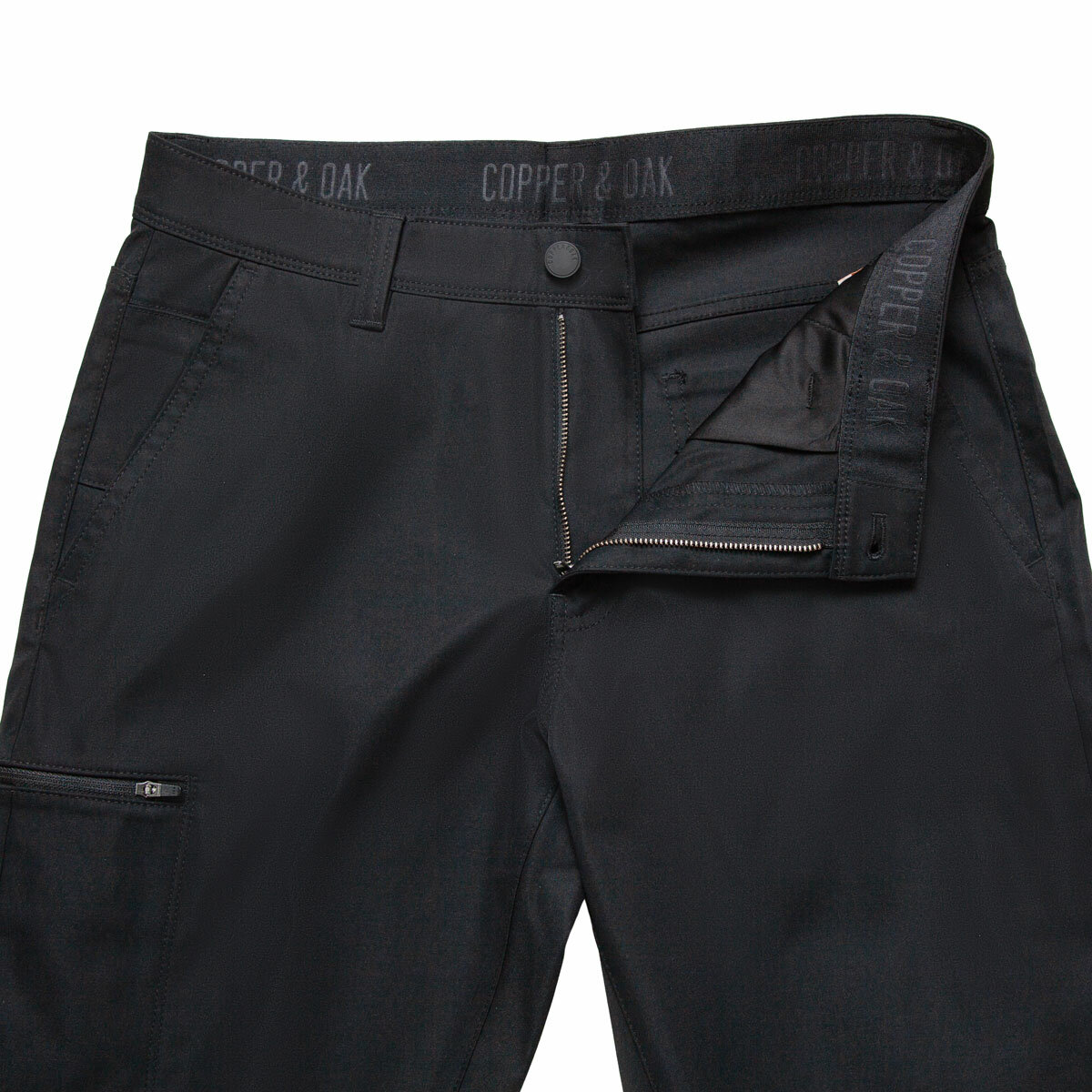 Copper & Oak Mens Utility Pant in Black