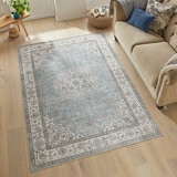 Concept Looms Liberty Blue Washable Rug, in 3 Sizes