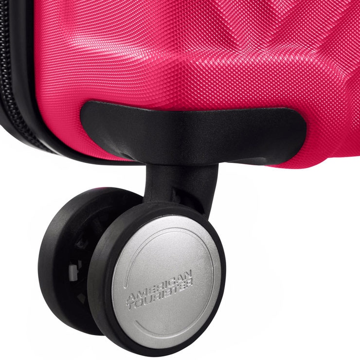 American Tourister Visby 3 Piece Hardside Suitcase Set, Raspberry