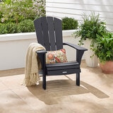 Leisure Line Adirondack Faux Wood Garden Chair in Grey Leisure Line Adirondack Faux Wood Garden Chair in Grey