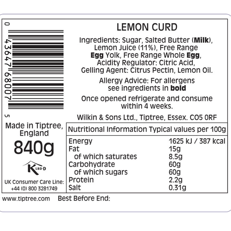 Nutritional Information Nutritional Information