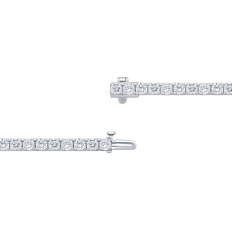 7.00ctw Diamond Tennis Bracelet, 18ct White Gold